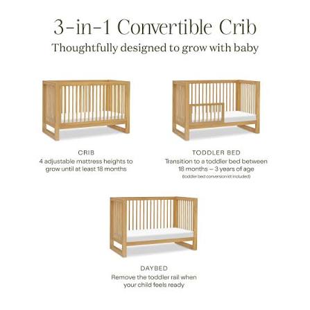 Convertible Crib (3-in-1)