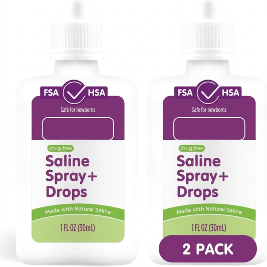Nasal Saline Drops (2-pack)